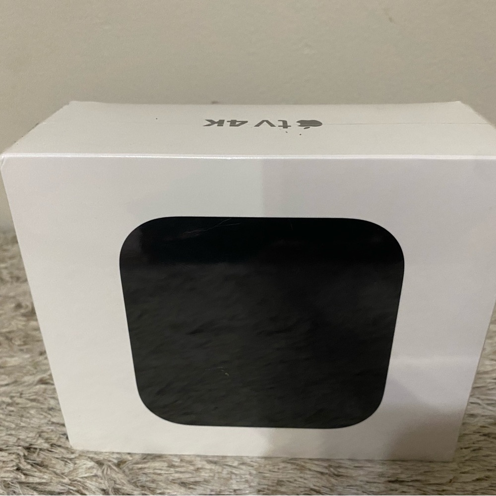 Apple TV 4K in Black and White